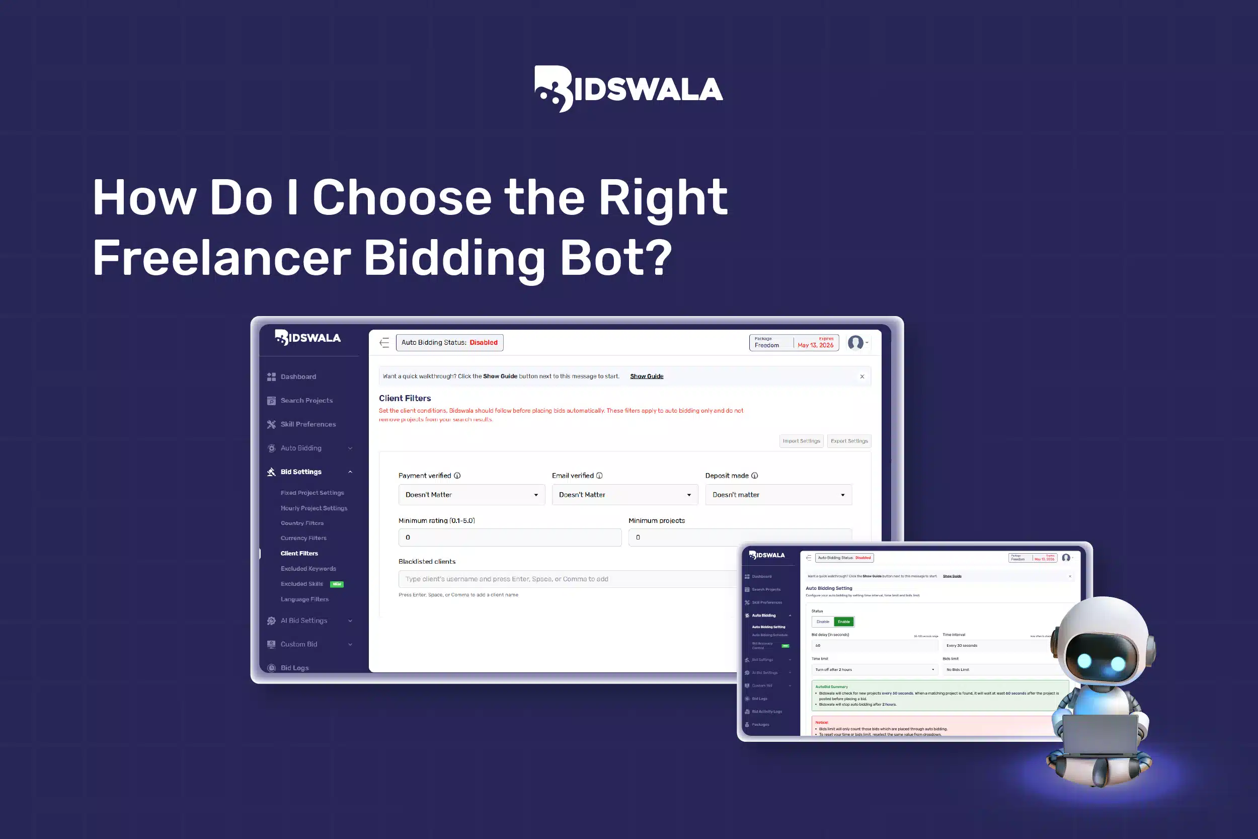 How Do I Choose the Right Freelancer Bidding Bot?