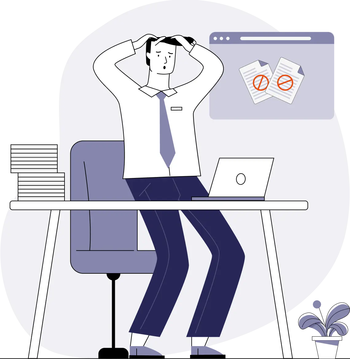 Illustration showing profile issues that stop skilled freelancers from winning projects